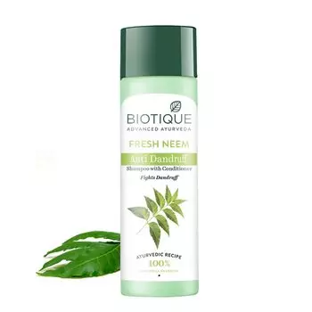 Biotique Bio Neem Margosa Шампунь и кондиционер против перхоти, 190 мл (Пакет из 1)
