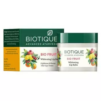 Biotique Фруктовый отбеливающий бальзам для губ, 12 г