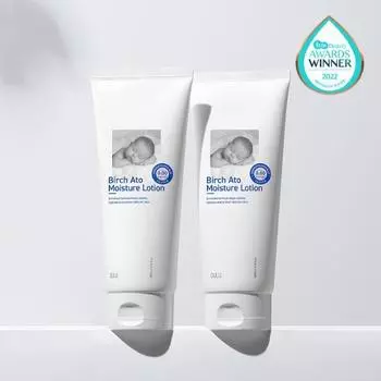 Birch Ato Moisture Lotion Double Set, Korean cosmetics