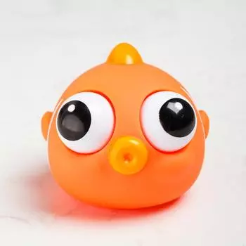Bird Orange Creative Animal Squeeze Toy Tpr Material Cognitive Play Development