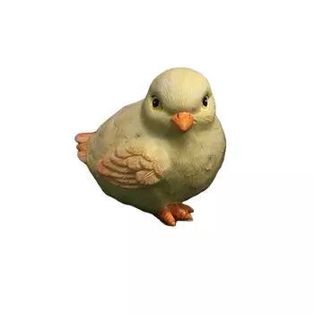 Bird Resin Simulated Model Tabletop Figurine Micro Landscape Garden Decoration Chick A