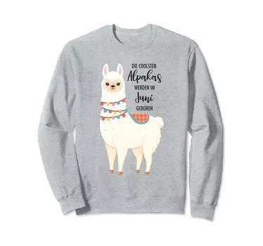Birthday Cool alpacas born in June Trainer -