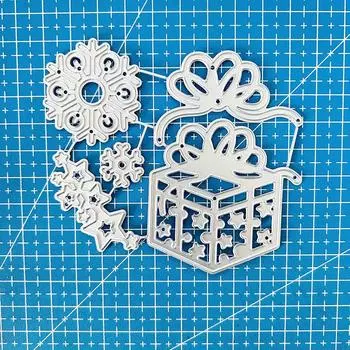 Birthday Gift Box Celebration Elements Metal Cutting Dies Embossing Stencils For DIY Photo Album Decor Greeting Paper Card Making Crafts dies
