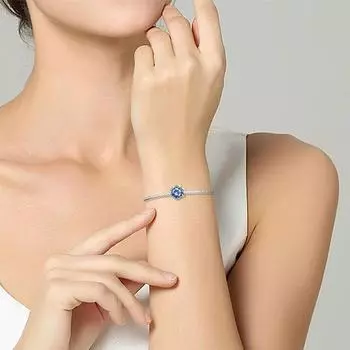 Бисер DIY Браслет Аксессуары Ювелирные Изделия One Size синий