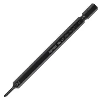 Бита для удаления винтов Engineer Bazooka Bit с раздробленными винтами, черная [Совместимая + (#0)] ДБЗ-58 чёрный