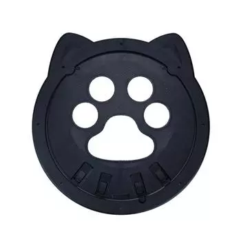 Bite-Resistant Flap Cat Door 4 Ways Locking Lockable Cat Door Hole Unique Cats Window Gate Indoor