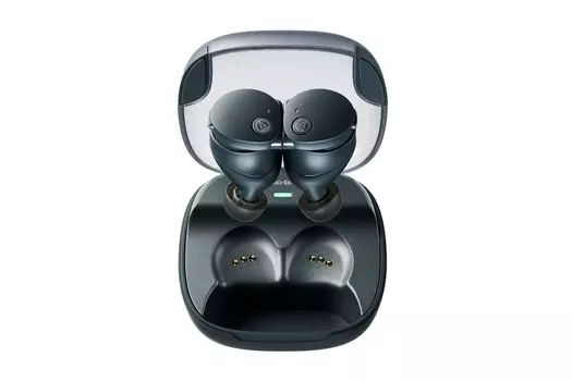 BK полностью беспроводные наушники Bluetooth с функцией магнитного переключателя, до 65 часов воспроизведения, водонепроницаемость и пылезащита IP55, совместимость с неправильным размещением