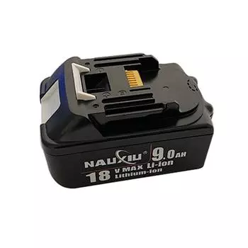 BL1860 9000 мАч, 18 В аккумулятор для электроинструмента BL1830 BL1840 BL1850 BL1860B чёрный