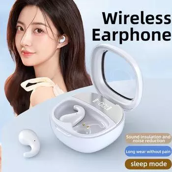 Sleep Bluetooth 5.3 гарнитура мини невидимые наушники вкладыши TWS наушники светодиодный цифровой дисплей 28ч длительный срок службы HIFI стерео наушники для android/IOS