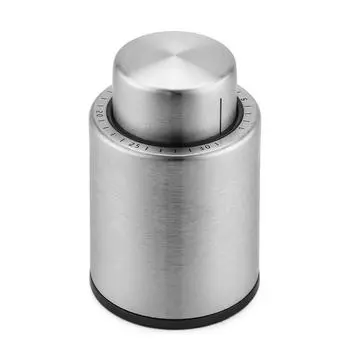 Black ABS Vacuum Wine Bottle Stopper Sealed Storage Vacuum Memory Wine