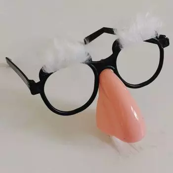Black Beard Glasses with Big Nose Big Nose Big Nose Trick Glasses Festival Supplies