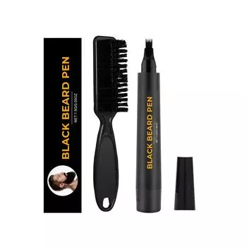 Black Beard Pen Beard Pen Beard Filler Pen Men s Styling Filler Pen Thick Beard Styling Set One Size белый