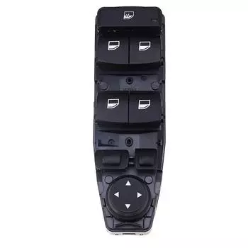 Black Car Driving Position Master Power Window Control Switch Panel for BMW 5-Series F10 Sedan 2011-2017 61319241955