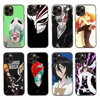 Black Case for Samsung Note 20 Lite S24 Ultra S23 A03 A05 A06 A11 A71 A15 A16 A13 A24 A25 A33 A52 A53 A50 M55 M35 Plus D-35 Bleach Samsung S22 Plus ирис