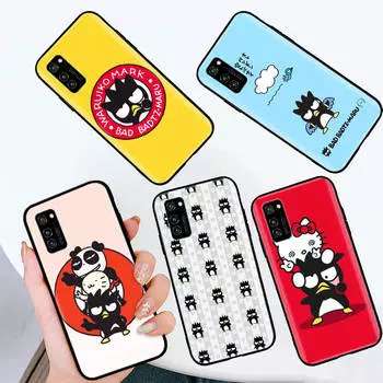 Black Case for Xiaomi Poco X6 X4 M5 M6 F5 F6 C65 C55 C50 C51 C40 Pro Redmi 14C A3X 13C 12C 11T 10A 9C Note 7 6 8A Plus L-26 Badtz-maru Xiaomi 11T Pro кожа буйвола