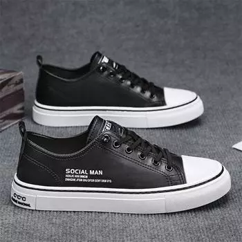 Black chef shoes men s autumn work kitchen waterproof non-slip leather shoes men s casual board shoes sports labor insurance trendy shoes 39 чёрный