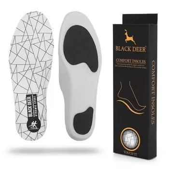 Black Deer Dynamic Sport Белые треугольные стельки для обуви