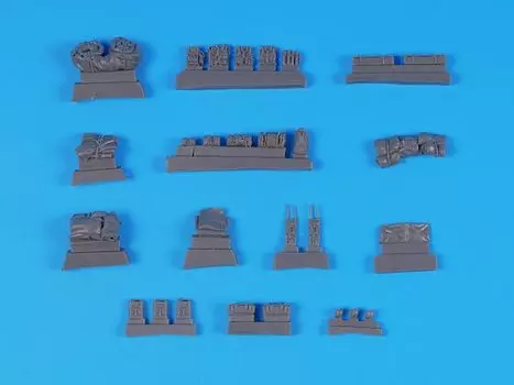 Black Dog IDF Centurion Accessory Set Resin Military Parts HAUT72159 1/72 (for ACE) (Tank)
