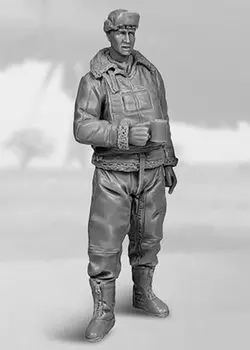 Black Dog US Army Air Force Экипаж бомбардировщика Набор из смолы HAUF32166 1/32 №1 (человек)
