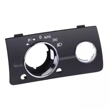 Black Headlight Switch Panel Cover Fit For Mercedes-Benz W211 E Class 2003-2008