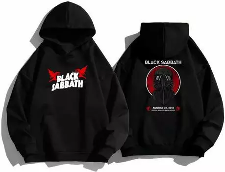 Черная толстовка с капюшоном Sabbath Unisex s Retro VERIZON WIRELESS AMPHITHEATER Rock WoUnisex Повседневная толстовка с капюшоном с принтом Unisex L