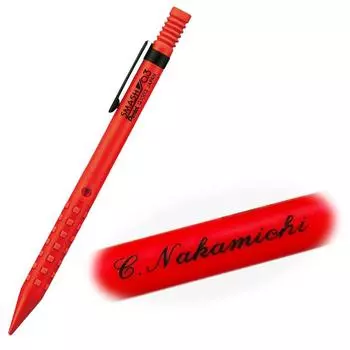 Black Letter Pentel Mechanical Pencil Smash 0.3mm Red Q1003-B