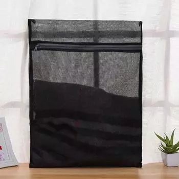 Black Mesh Laundry Bag Convenient Household Machine For Bra Underwear Bag Made Wash Pol U9M3 black-23*30cm