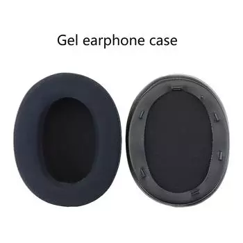 Black Replacement Cooling Gel Ear Cushions for XB910N Headphones Ear Cover Comfortable and Noise Isolating EarPads