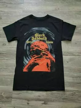 Black Sabbath Born Again Baby Devil Черная хлопковая футболка с принтом S