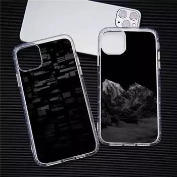 Black Series Phone Case For Iphone 11 12 13 Pro Max 6s 7 8 Plus X Xr Xs Max Se2020 13mini Transparent Cover iphone 12