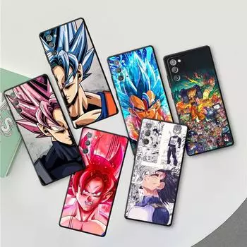 Черный мягкий чехол для Samsung Galaxy S20 S22 A32 A72 S21 A22 Note 20 Ultra 10 Plus 8 9 S20 S21 TPU задняя крышка Gokus Dragon Z Coque Samsung Note 8