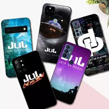 Черный чехол TPU для Google Pixel 4 4A 4XL 5 5A 5XL 6 6A 7 PRO Cover JUL Pixel 5