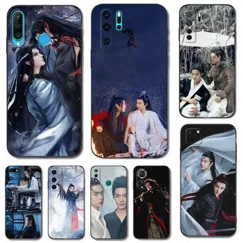Black tpu Case For Huawei P30 Lite P30 Pro P40 LITE E P Smart 2020 Cover ChenQingLing huawei P30 Pro