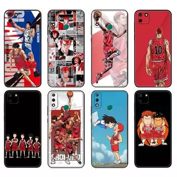 Black tpu Case For Huawei Y9S Y6S Y8S Y5P Y7P Y8P Case For Huawei Y5 lite Prime 2018 Y6 2019 Cover slam dunk huawei Y5 Prime 2018