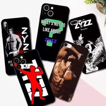 Black tpu case for iphone 5 5s se 2020 6 6s 7 8 plus x 10 XR XS 11 12 13 mini pro MAX back cover Zyzz iphone XS MAX