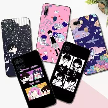 Black Tpu Case For OPPO A16 A16S A55 A94 F17 F19 Pro Reno 4 5 Lite 6 4G 5G Omori OPPO A16S