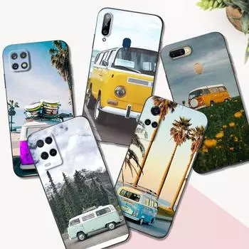 Black Tpu Case For OPPO A16 A16S A55 A94 F17 F19 Pro Reno 4 5 Lite 6 4G 5G Combi Van Surf OPPO A94 4G