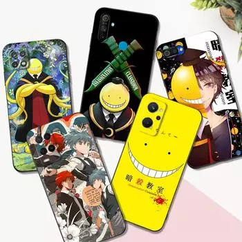 Черный чехол TPU для Realme 7i 8i 9 Pro Plus 9i C12 GT Neo2 Narzo 20 30A 50A 50i Assassination Classroom Realme Narzo 20