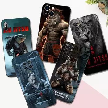 Черный чехол TPU для Realme 7i 8i 9 Pro Plus 9i C12 C21Y C25Y C25 C25S GT Neo2 Narzo 20 30A 50A 50i Judo Jiu Jitsu Beast Realme C12