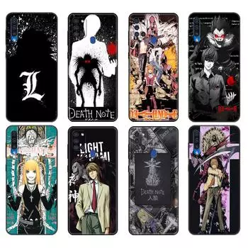 Black tpu Case For Samsung Galaxy A50 50S A30S A10 A01 A11 A21S A31 A41 A51 A71 M21 M30S S10 LITE Cover Japanese Anime Samsung A01