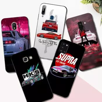 Black tpu Case For Samsung Galaxy A50 50S A30S A10 A01 A11 A21S A31 A41 A51 A71 Cover HKS Supra 2JZ Samsung A50S