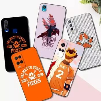 Black Tpu Case For Vivo Y21 Y51A 2021 Y21S Y33S Y51 2020 Y51S Y53s 4G Y72 5G Back Cover stick ball Vivo Y33S
