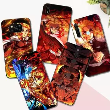 Black tpu Case For Xiaomi Redmi 5 5plus 6 6a 7 7a 8 8a back cover Rengoku Kyoujurou Redmi 6a