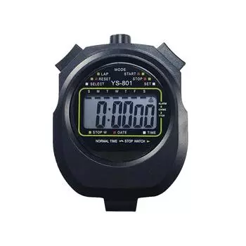 Black Waterproof Stopwatch Timer Large Screen And Font For Easy Viewing And Operation Waterproof StopwatchSports Timers