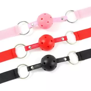 Black ** webbing mouth ball forced opening mood props husband and wife flail adult fun mouth plug