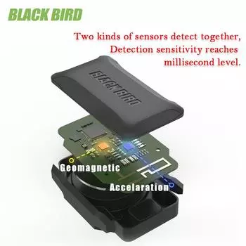 BLACKBIRD CS1 Speed Cadence Sensor Bluetooth ANT Computer Speedmeter Dual Sensor Bike Accessories Compatible with Garmin Strava