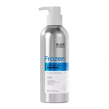Blackforet Frozen Cool & Deep Clean Шампунь против выпадения волос с ароматом цитрусовых и аква-голубого цвета, 500 мл, 1 шт.