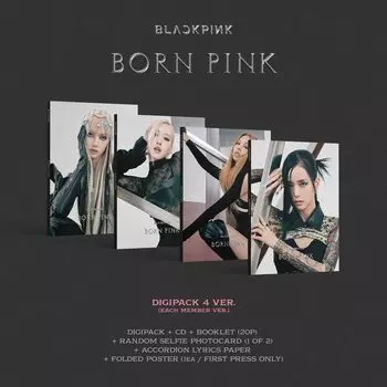 BLACKPINK 2-й альбом DIGIPACK [BORN PINK] версия. (Корейская версия)