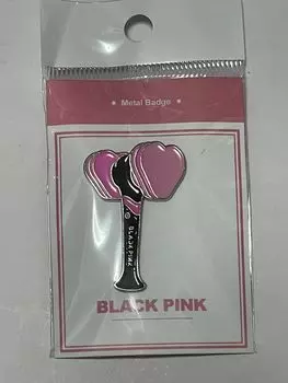 Blackpink Товары Penlight Значки Значок Значок Значок Значок Металлический Значок Значки KPOP Idol (Блэкпинк 2) [Элемент]