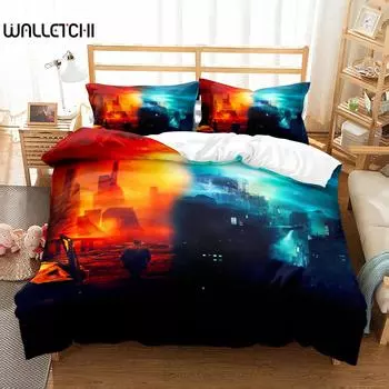Blade Art Duvet Cover Set King Queen Double Full Twin Single Size Bed Linen Set EU single(135x200cm)